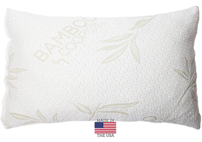 Shredded Memory Foam Pillow with Bamboo Cover