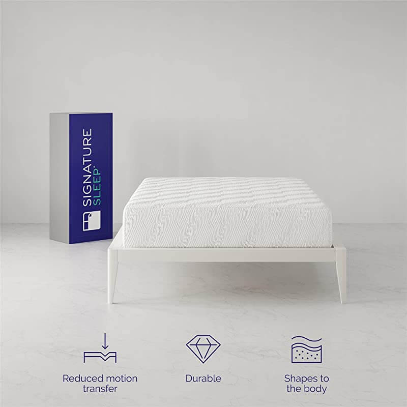 Signature Sleep Memoir High-Density, Responsive Memory Foam Mattress, the best mattress for the money